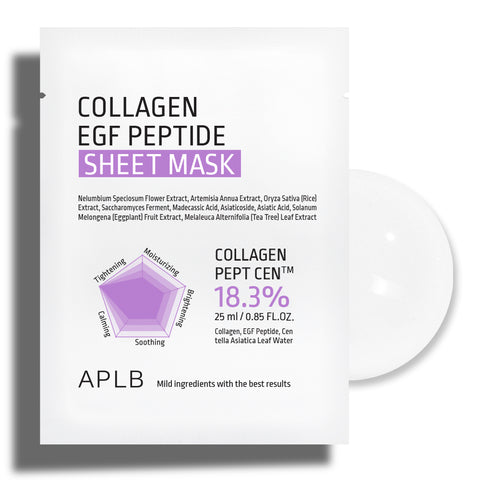 APLB Collagen EGF Peptide Sheet Mask (10 Pack)