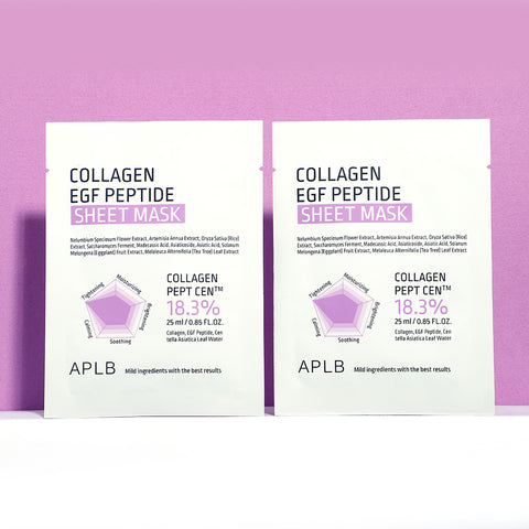 APLB Collagen EGF Peptide Sheet Mask (10 Pack)