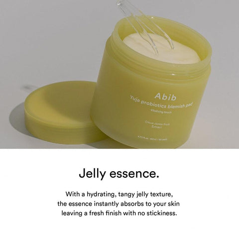 Soonsu Beauty Yuja Probiotics Blemish Pad Vitalizing Touch 60pads packaging design