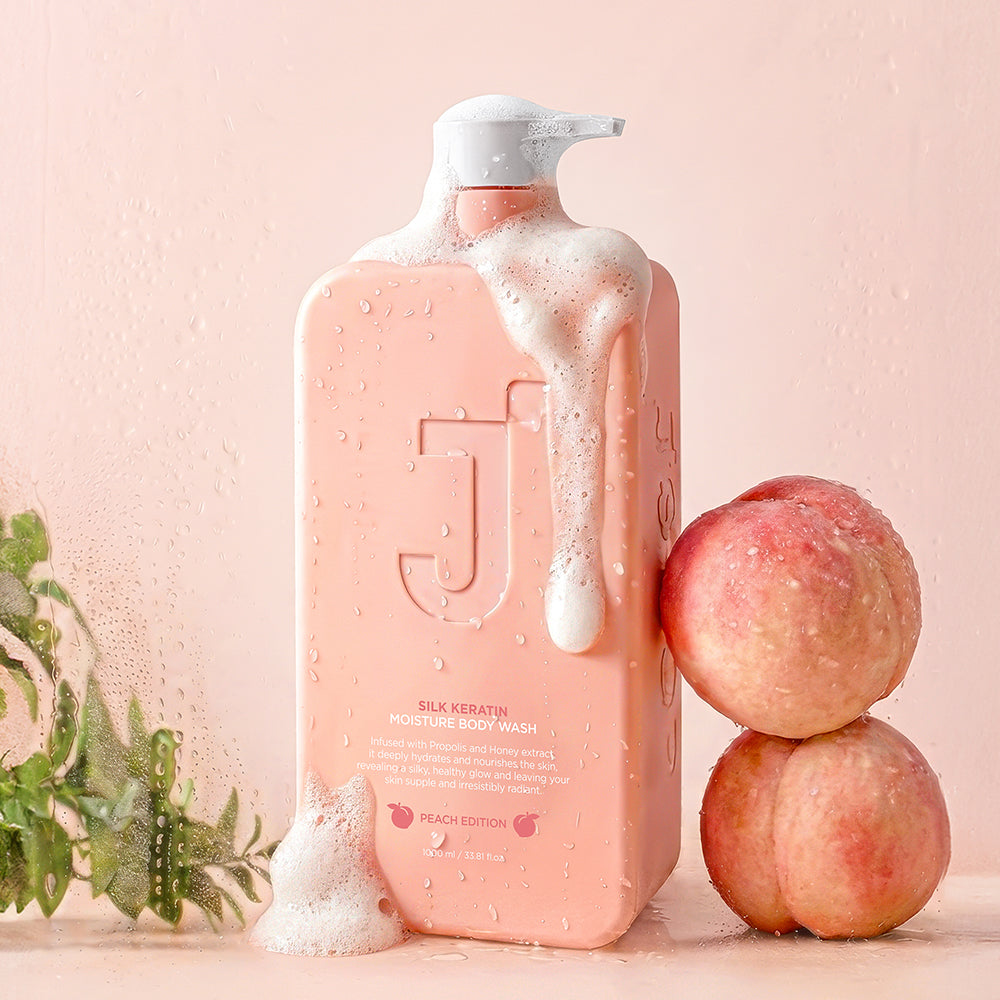 Jsoop Silk Keratin Peach Edition Perfumed Moisture Body Wash 1000ml