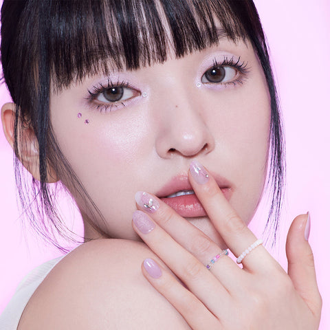 Dashing Diva Magic Press Lavender Haze (Oval) Nail Tips