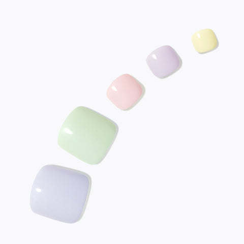 Dashing Diva Magic Press Pedicure Pastel Candy