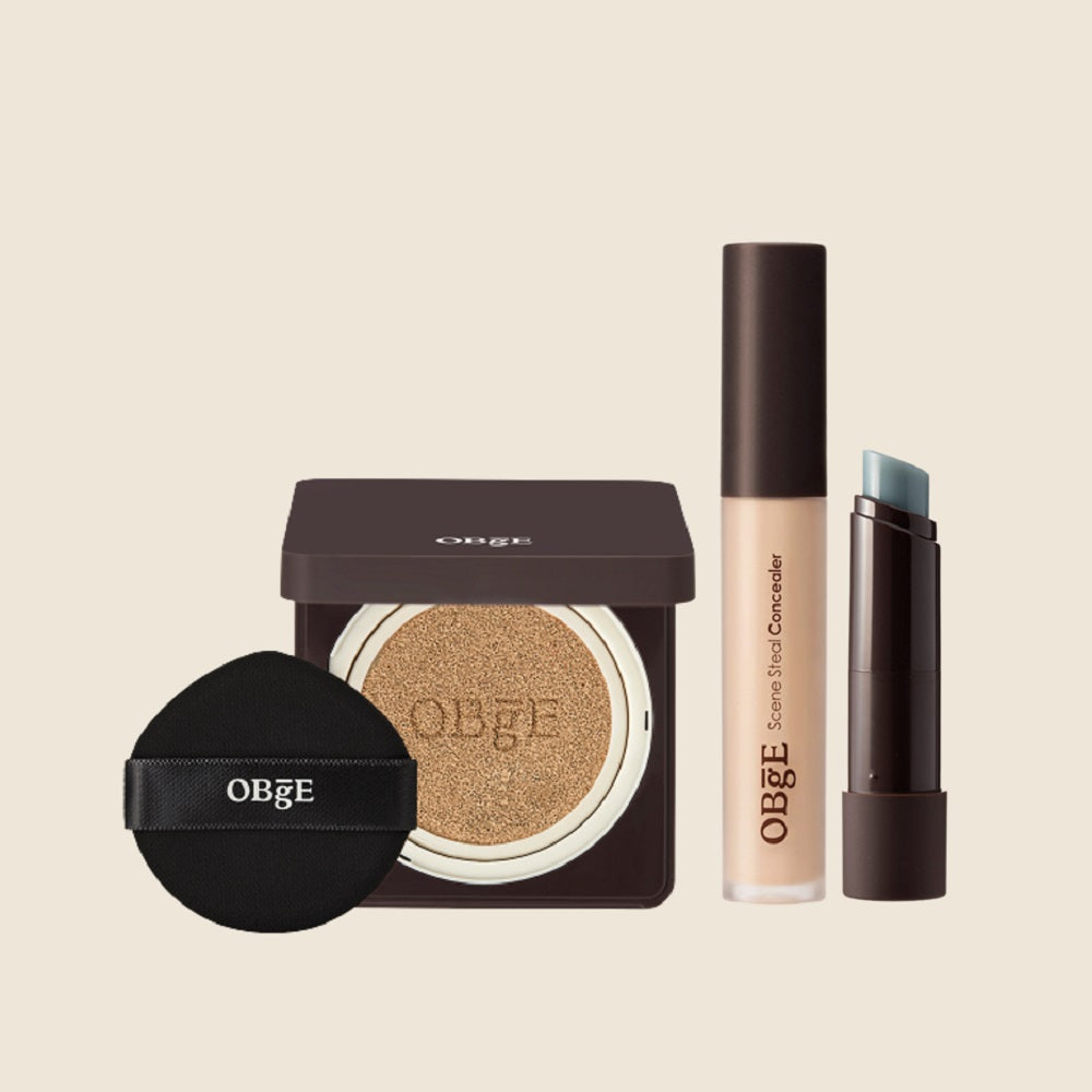OBGE Homme Cushion + Concealer + Lip Balm Set