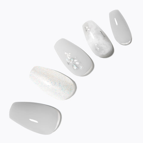 Dashing Diva Magic Press Gracy Marble (Coffin) Nail Tips