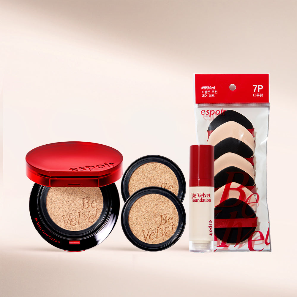 Espoir Be Velvet Cover Cushion 13g x3 (1+2 Refill)