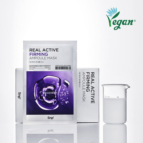 SNP Real Active Firming Ampoule Mask Pack 10 Sheets