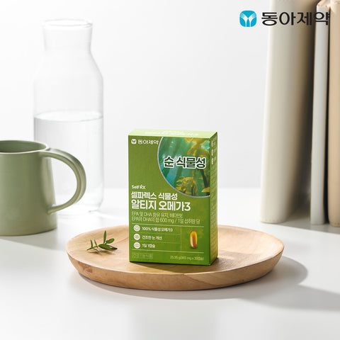 Dong-A Pharm Selparex Plant-Based rTG Omega-3 30 Capsules (3 Boxes)