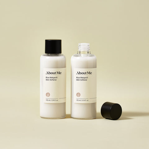 About Me Rice Makgeolli Ferment Hydration 3-Piece Set (Foam 120ml / Skin / Cream)