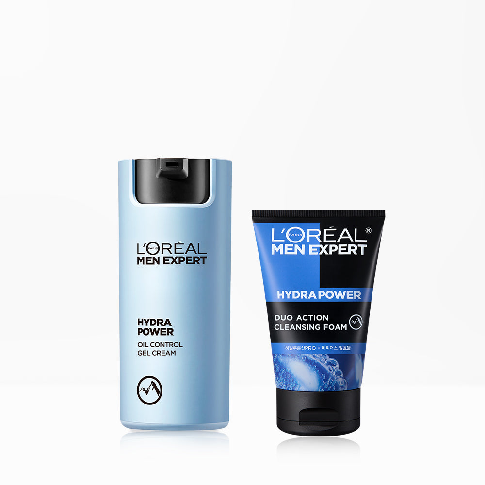 L'Oreal Paris Men Expert Hydra Power Oil Control Gel Cream 50ml (+ Duo Foam 50ml)