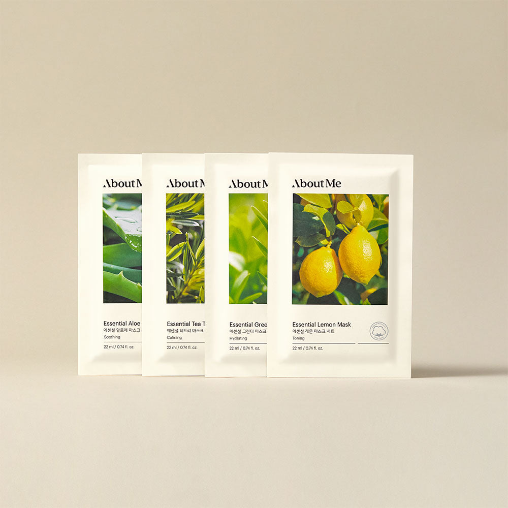About Me Essential Mask Sheet 22ml (4 Types)