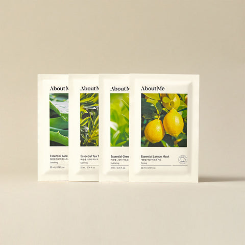 About Me Essential Mask Sheet 22ml (4 Types)