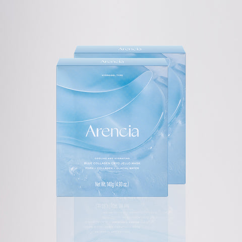 Arencia Blue Collagen Cryo Jello Mask 4sheets (2 Pack)