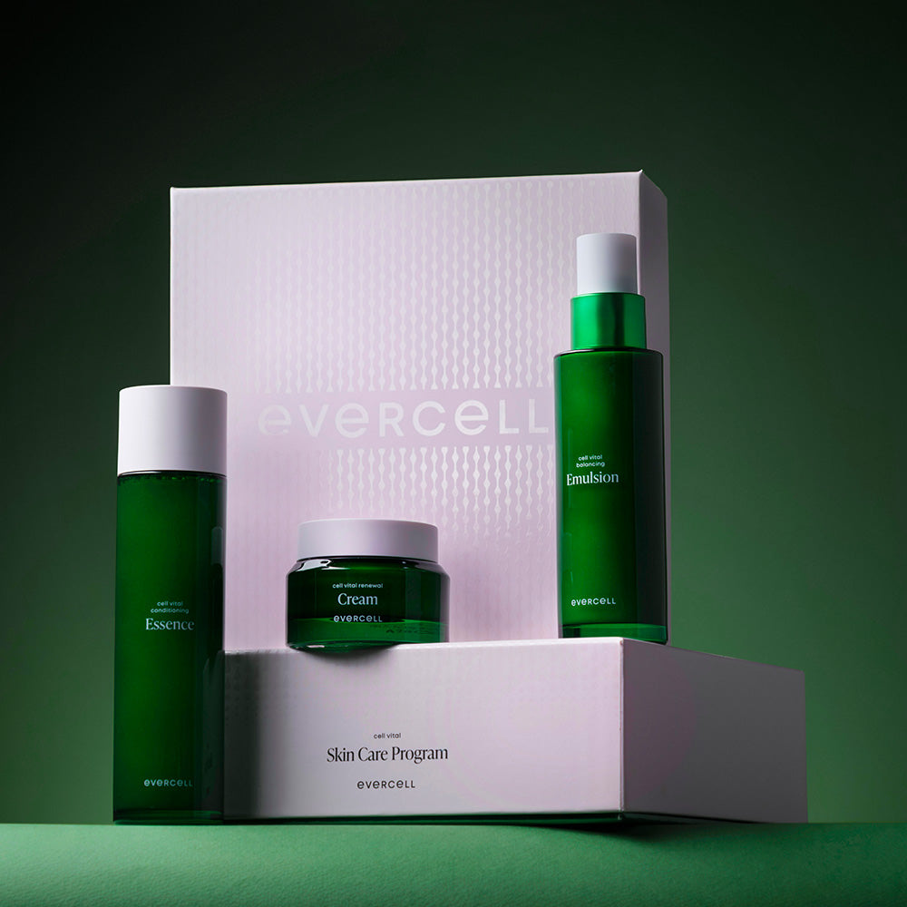 Evercell Cell Vital Skincare 3-Piece Set (Essence + Cream + Emulsion)