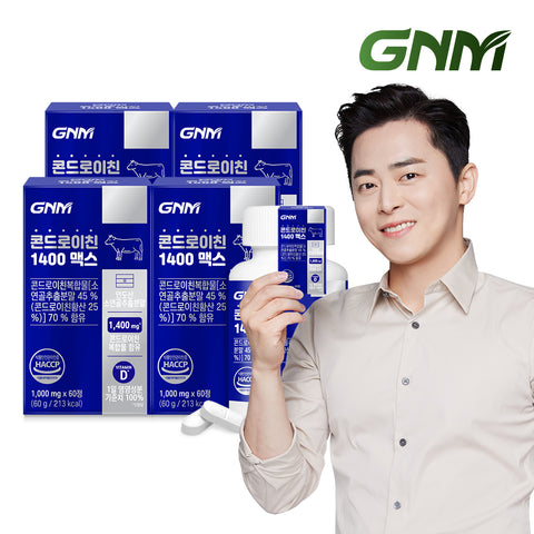 GNM Soyeongol Chondroitin 1400 Max + Vitamin D, 60 tablets x 4 (240 total)