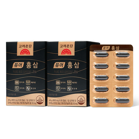 Koreaeundan Pure Red Ginseng Stick 10ml x 30 sticks (2 Pack)