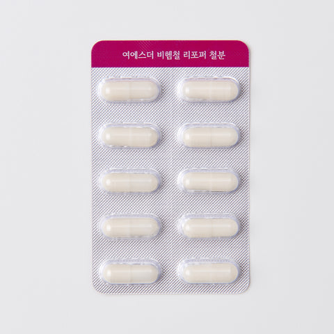 Esther Formula Bihem Iron Lipofer 30 Capsules x 10