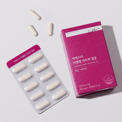 Esther Formula Bihem Iron Lipofer 30 Capsules x 10