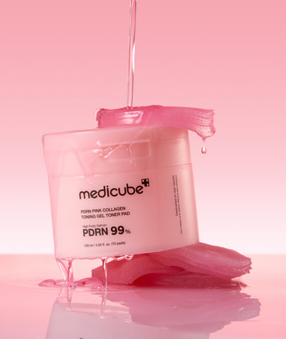 Medicube PDRN Pink Collagen Toning Gel Toner Pads 70 Pads (2 pack)