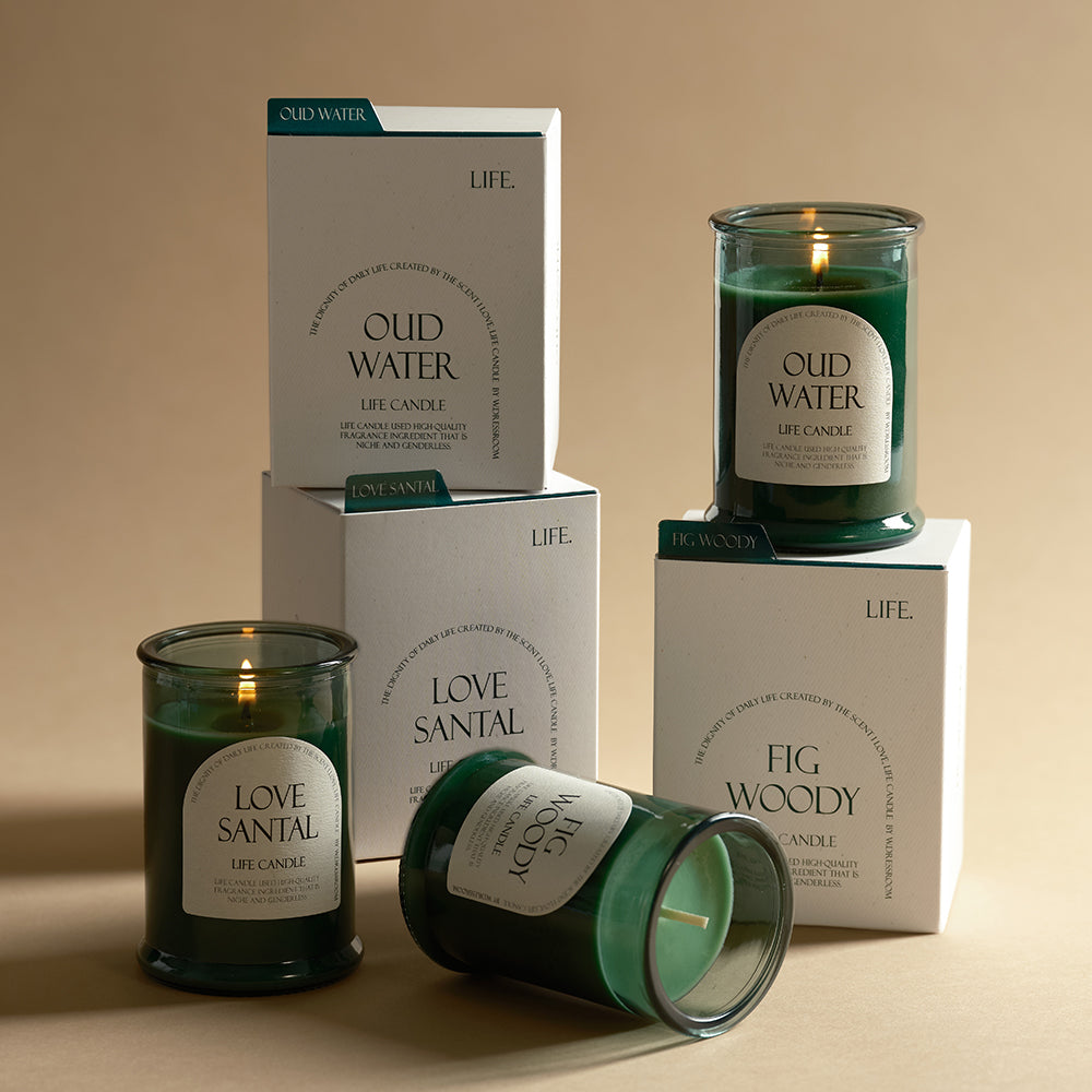 W.Dressroom Life Candle 100g (2 Pack)