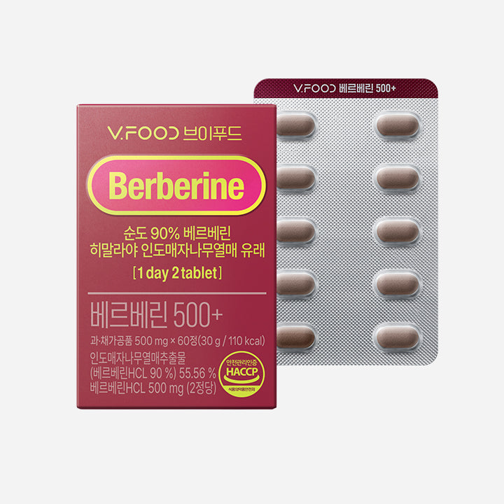 Korea Yakult V Food Berberine 500+ (1-Month Supply)