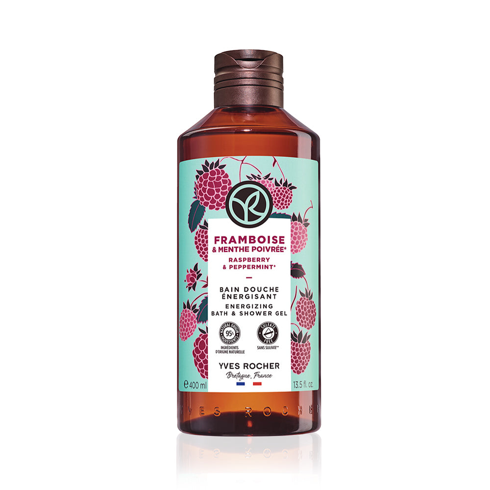 Yves Rocher Raspberry Peppermint Shower Gel 400 ml