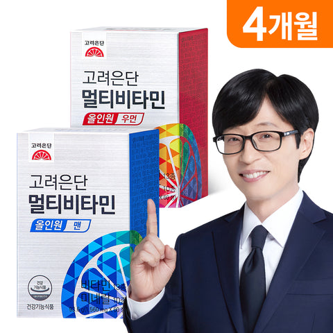 Koreaeundan Multivitamin All-in-One 60 Tablets (2 Pack)