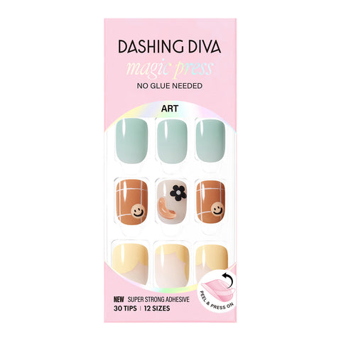 Dashing Diva Magic Press Poki Poki (Short Square) Nail Tips