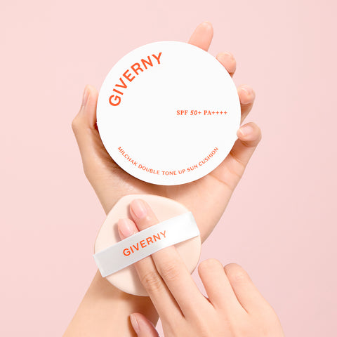 Giverny Close-Fit Double Tone-Up Sun Cushion 25g