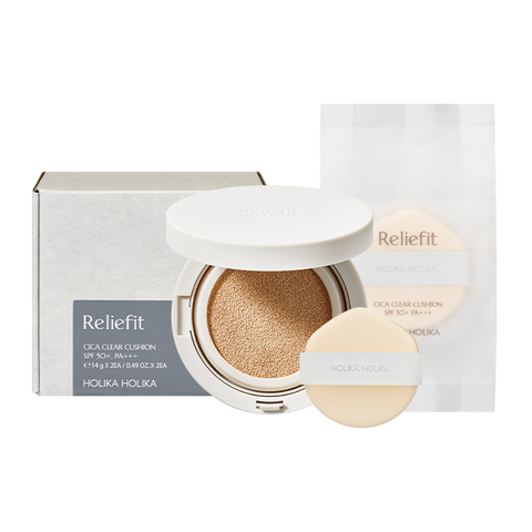 Holika Holika Lilypeat Cica Clear Cushion 14g (2 Pack)