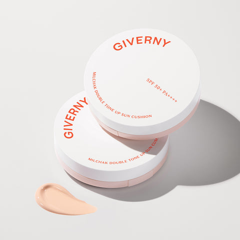 Giverny Close-Fit Double Tone-Up Sun Cushion 25g