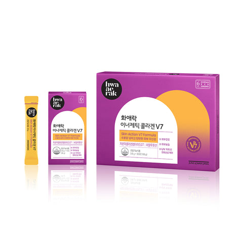 JungKwanJang Hwaerak Innergetic Collagen V7 3.6g x 30 Sticks