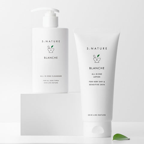 S.Nature Blanche Cleanser 260ml + Blanche Lotion 200ml 2-Piece Set