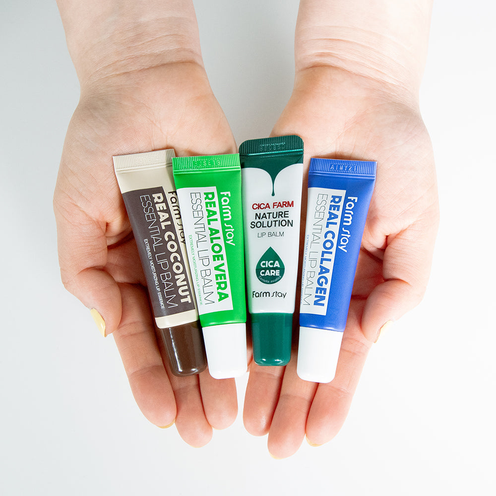 Farmstay High Moisture Essential Lip Balm 10ml (2 pack)