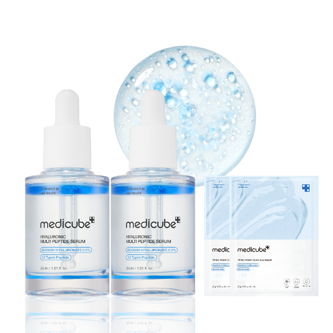 Medicube Hyaluronic Multi-Peptide Hydrating Ampoule 30ml (2 pack)