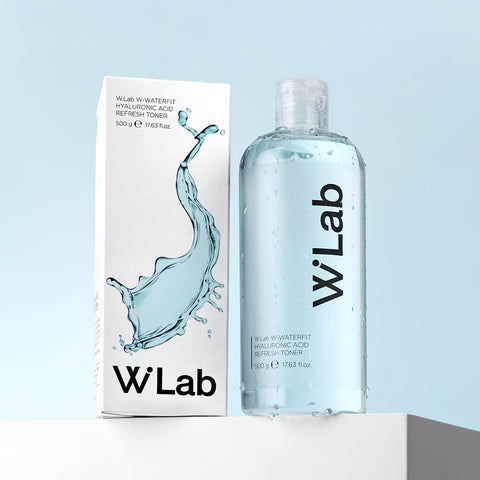 W.Lab Water Fit Hyaluronic Refresh Low-pH Toner 500ml (3 Pack)