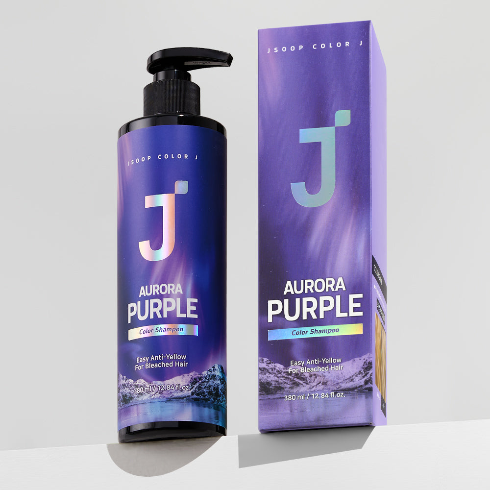 Jsoop Color J Aurora Tone-Balancing Color Shampoo (Purple) 380ml
