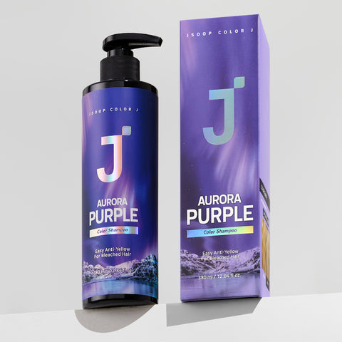 Jsoop Color J Aurora Tone-Balancing Color Shampoo (Purple) 380ml