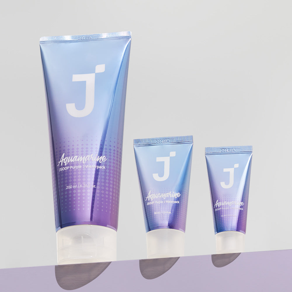 Jsoop No-Wash Hair Pack for Damaged Hair - Purple J Aquamarine 200ml + 30ml + 15ml