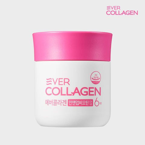 Newtree Ever Collagen In & Up Biotin Up 48-Week (6-Week x 8 Bottles) GPH Low-Molecular Tripeptide Collagen