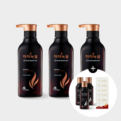Minoxell Scalp Intensive Hair Loss Care Shampoo 400ml (3 Pack)