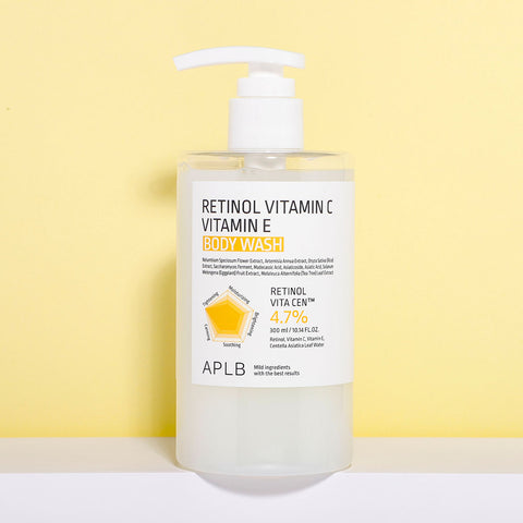 APLB Retinol Vitamin C & Vitamin E Body Wash 300ml
