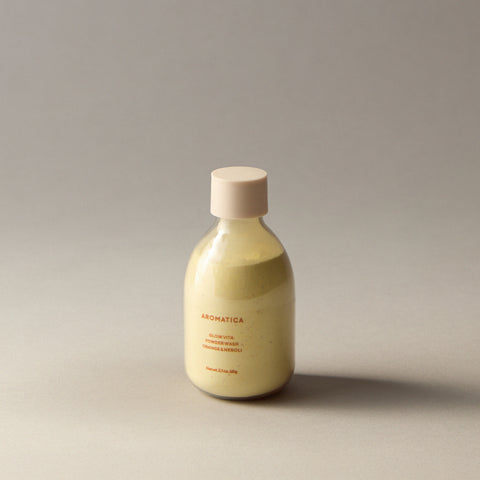 Aromatica Glow Vita Powder Wash Cleanser Orange & Neroli 60g