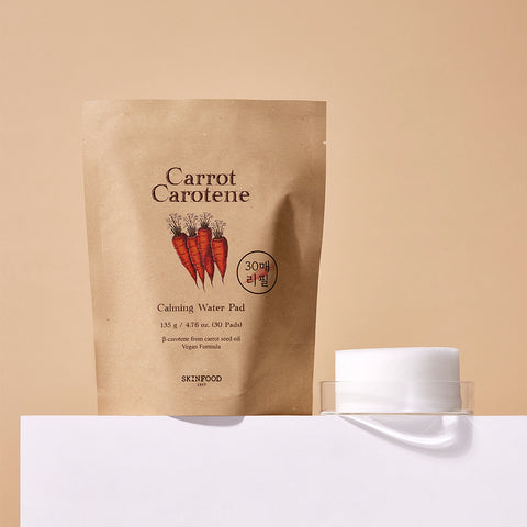Skinfood Carrot Carotene Calming Water Toner Pads Refill (30 Pads, 130ml)