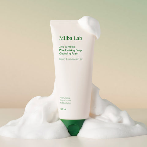 Milk Baobab MilbaLab Jeju Bamboo Pore Purifying Deep Cleansing Foam 200ml