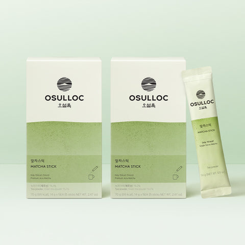 OSULLOC 15 kcal Matcha Sticks 10 sticks (2 Pack)