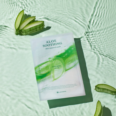 Leaders Aloe Soothing Skin Renewal Mask 25ml (10 sheets)