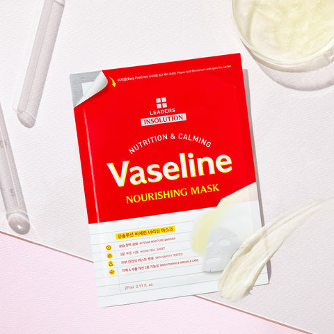 Leaders InSolution Vaseline Nourishing Mask (10 sheets, 27ml each)