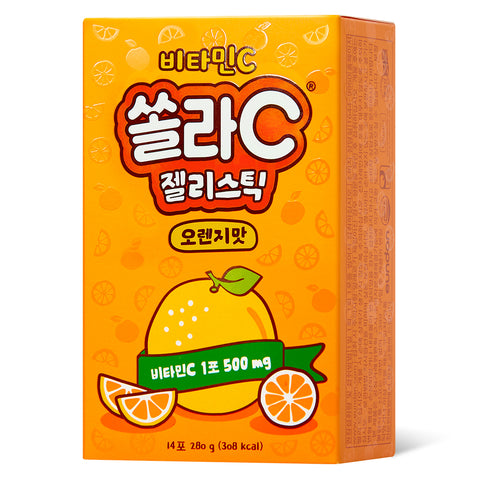 Koreaeundan Vitamin C Sola C Jelly Stick Orange Flavor 14 Sachets