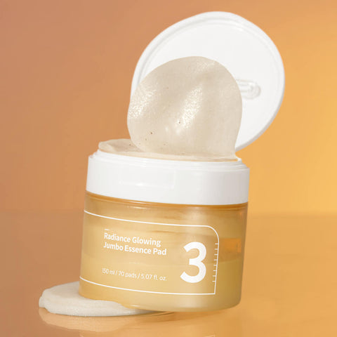 numbuzin No.3 Radiance Glowing Jumbo Essence Pads 70P Double Pack