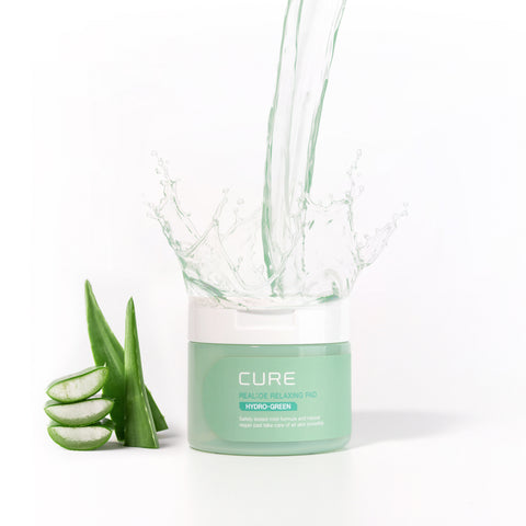 Kim Jeong Moon Aloe Real Aloe Green Relaxing Pads 60pcs + 30pcs Refill